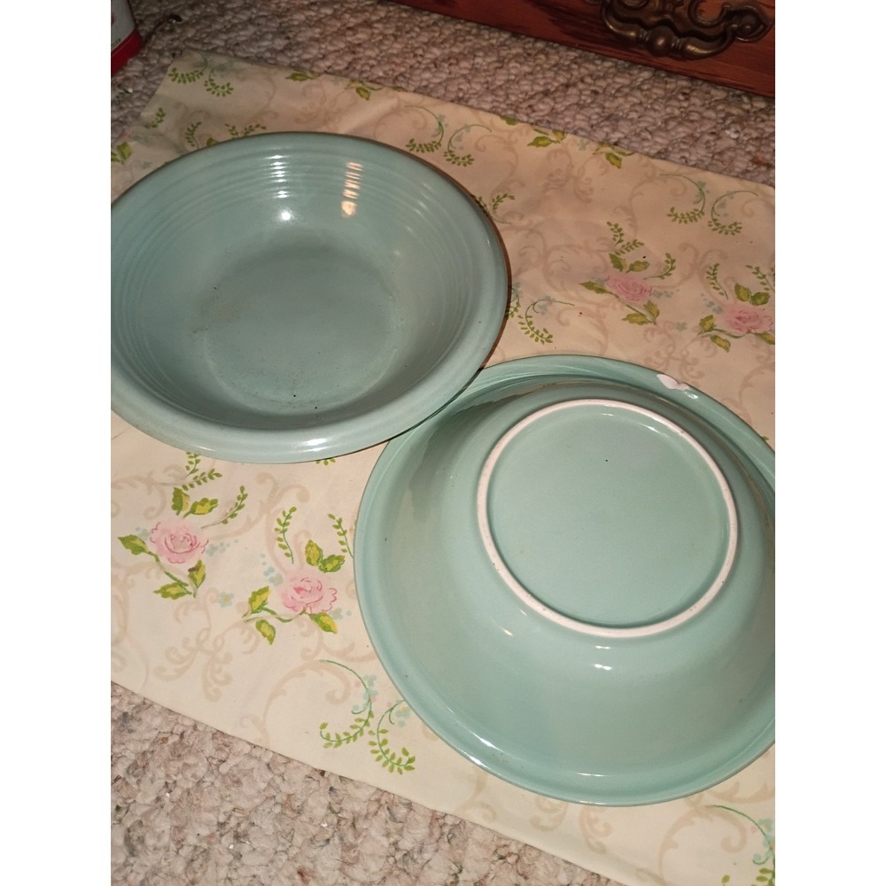Gibson Housewares Soup Bowl Blue Sage Set Of 2  8 1/4" Ceramic